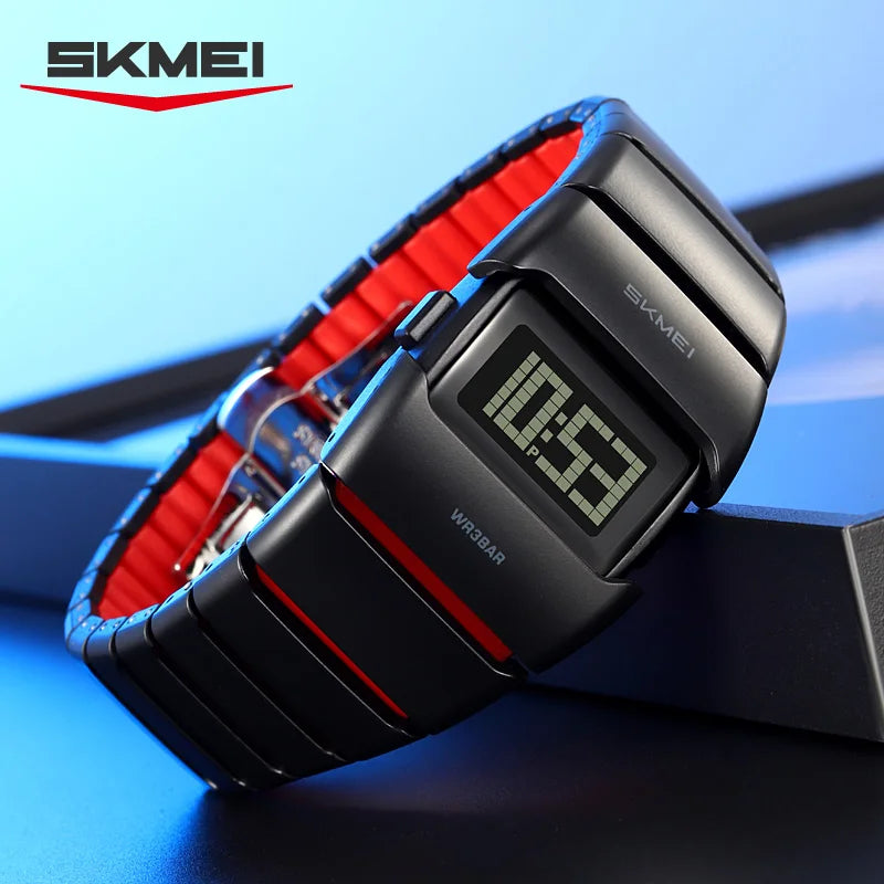 SKMEI 2722 Men's Digital Sport Watch – LED Chronograph Digital Sport Watch Vue