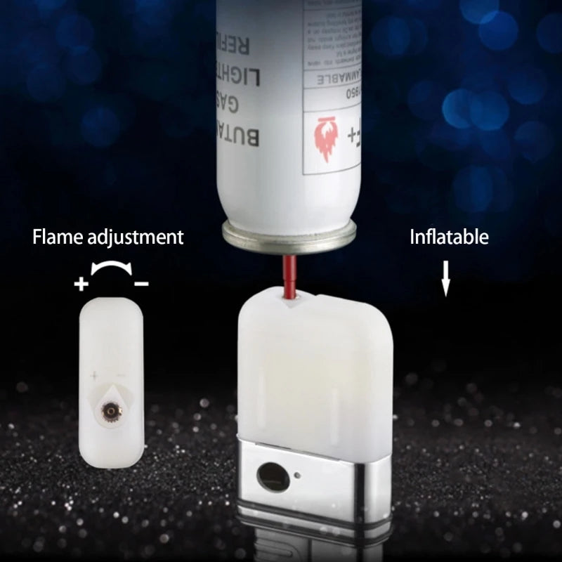 Windproof Blue Flame Torch Lighter – Waterproof Camping Gas Torch Lighter Vue