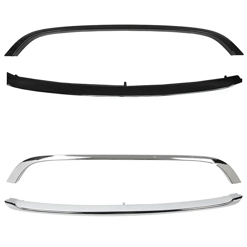 1/2pcs Car Front Bumper Grill Trim Strip Chrome Plated / Black Bumper Grille Trim for BMW MINI Copper R55 R56 R57 2007-2015 Vue
