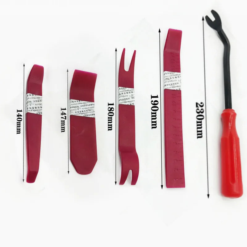 Auto Door Clip Panel Trim Removal Tools Kits Navigation Blades Disassembly Plastic Car Interior Seesaw Conversion Repairing Tool Vue