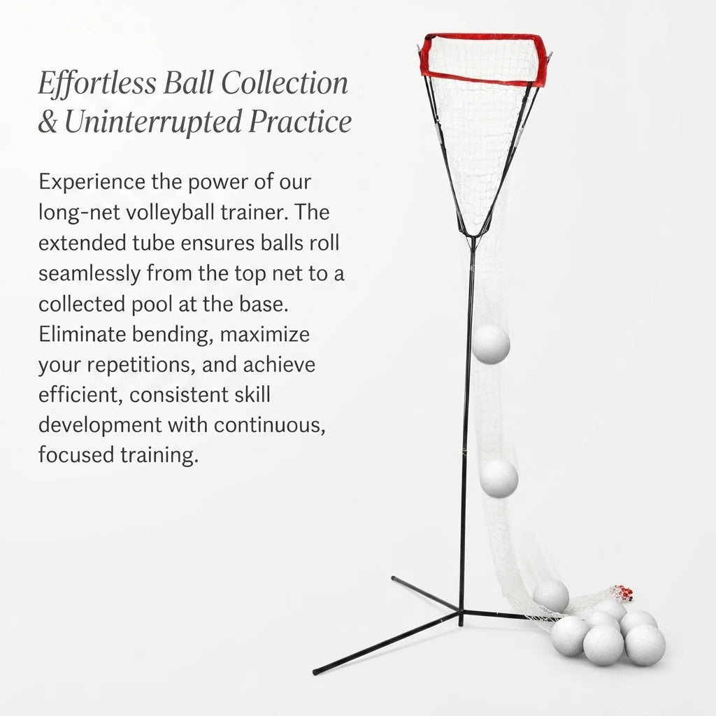 Portable Volleyball Training Net | Adjustable 88–130in Height Volleyball Training Net Vue