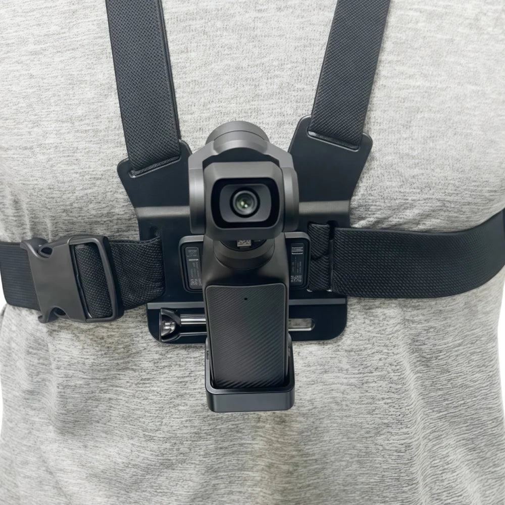 Pocket3 Chest Harness Mount Strap Expansion Adapter Fixed Frame Bracket For DJI OSMO Pocket 3 Action Camera Accessories Vue
