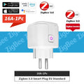 Smart Plug EU WiFi Zigbee Socket 16A/20A Power Monitor Smart Life APP Control Remote Timer Voice Control Alexa Google Home Vue 16A ZigBee 3.0