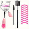 13/15PCS Makeup Tool Set: Eyelash Curler, Eyelash Comb, Eyebrow Comb, Eyebrow Scissors, Women's Beauty Tools Makeup Tool Set Vue 13pcs pink