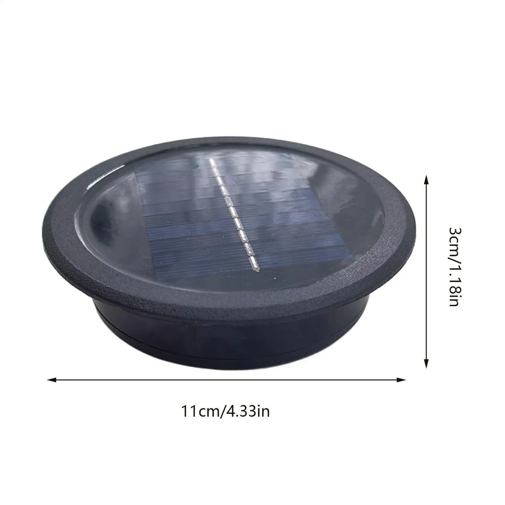 4.3 Inch Waterproof Lid Solar Light Top Replacement Solar Light Parts for Outdoor Garden Pathway Patio Yard Porch Walkway Vue