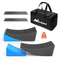 Nilight RV Leveler - 2 Pack Camper Leveling Blocks Ramp Support Dual Axles, Up to 35,000lbs, Fast RV Accessories Leveling System for Travel Trailer, Motorhome Vue Blue United States