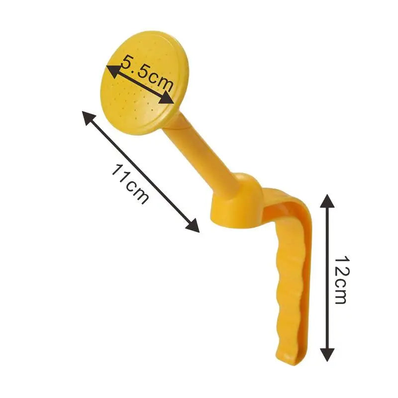 Long-spouted Watering Can with Integrated Spray Bottle for Efficient Plant Watering Vue Yellow