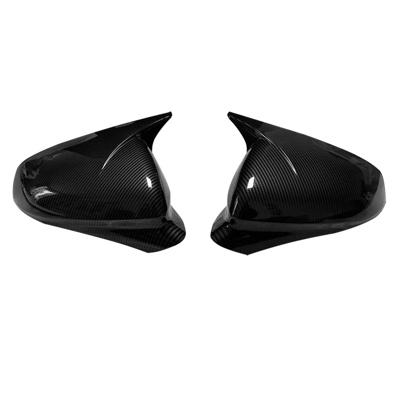 2pcs Car Mirror Cover Side Door Mirror Cover Trim For Seat Leon MK4 Cupra 2020-2024 Vue Carbon Fiber