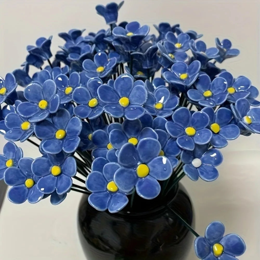 3 pcs Flower Shape Bee Butterfly Water Dispenser Garden Decoration DIY Insect Drinking Cup Gifts Ceramic Bee Watering Station Vue