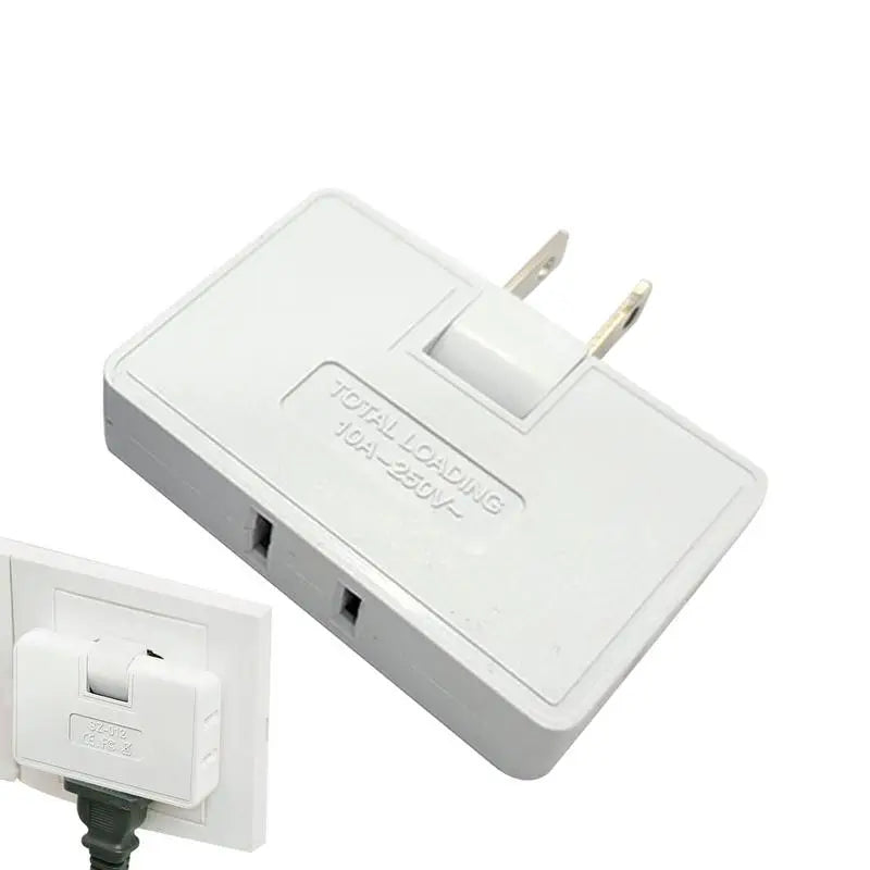 Electrical Multi-outlets Portable 180-Degree Rotating Wall Outlet Extender Electrical Adapters Plug Adapter Fire Resistant Vue