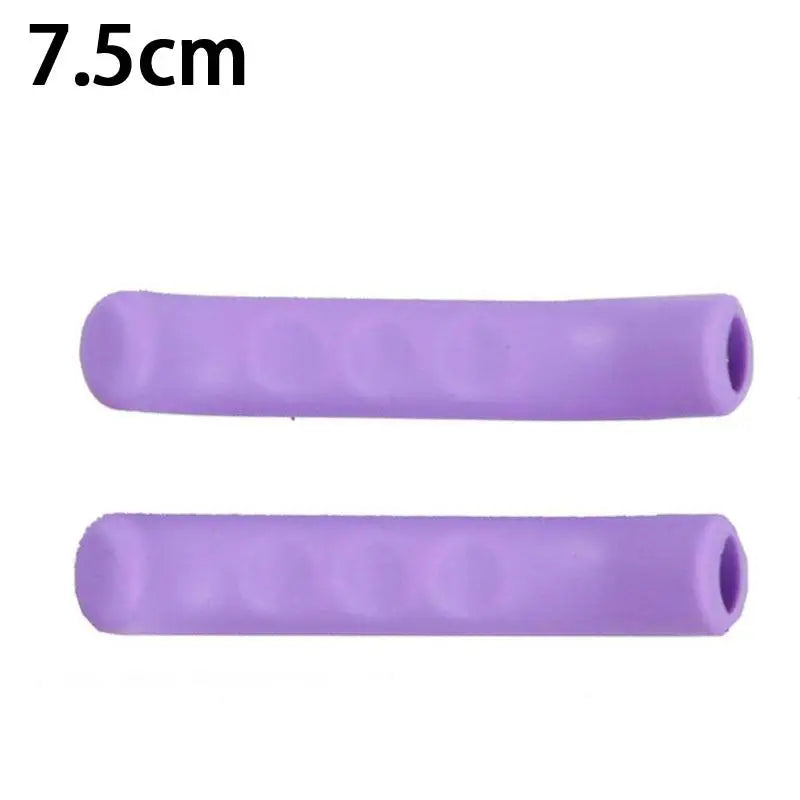 Silicone Bike Brake Lever Cover Non Slip Handle Protector Durable Bicycle Accessory for and Road Riding Safety Vue one size Purple
