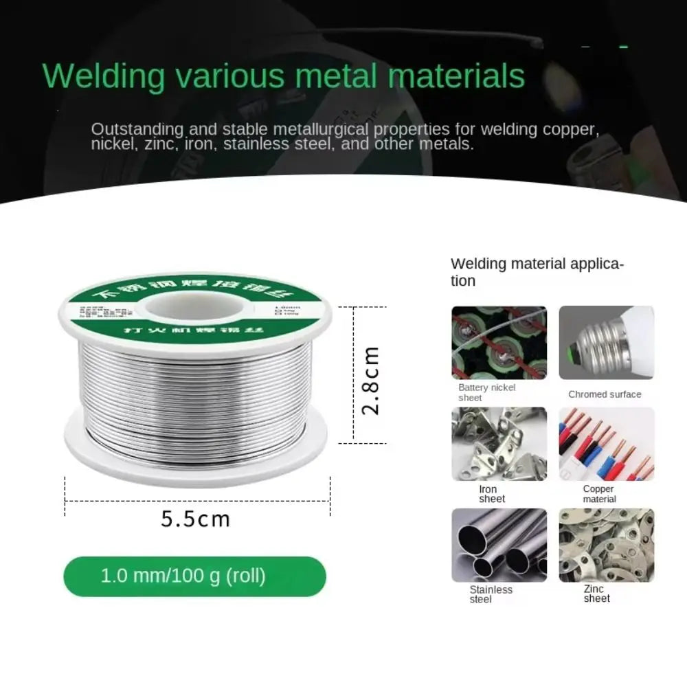 1.0mm Diameter Solder Wire 20g Weight 100g Weight Welding Wire Low Melting Temperature Neatly Wound Spool Soldering Wire Vue