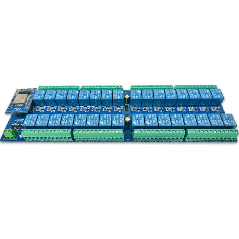 DC5V/DC12V/DC24V ESP32 32 Channel Relay Module ESP32-WROOM Development Board Secondary Development Relay Module Smart Home Relay Vue