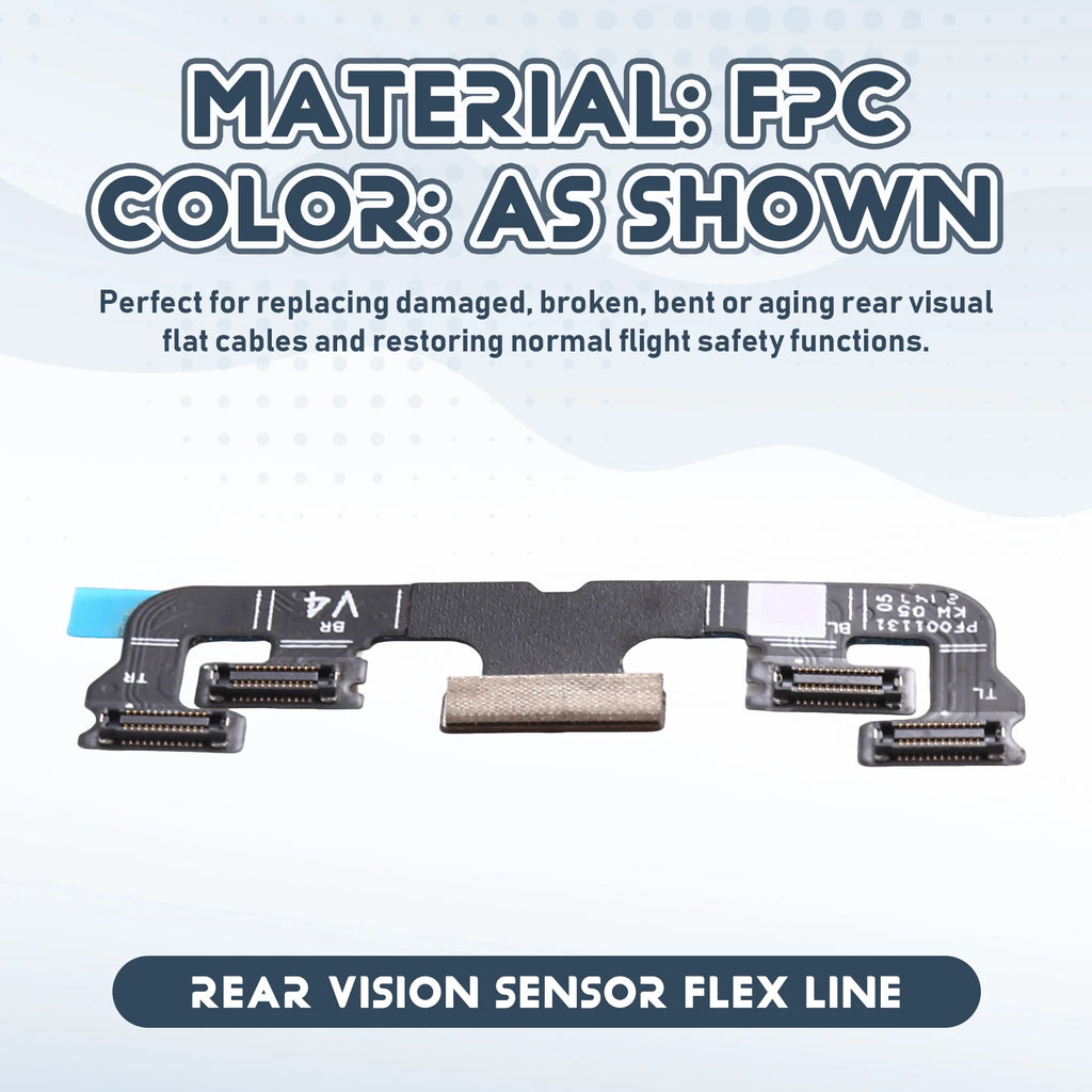 Hot-Rear Visual Flat Cable For DJI 3/3 Classic/3 Pro Back Vision Vue As Shown