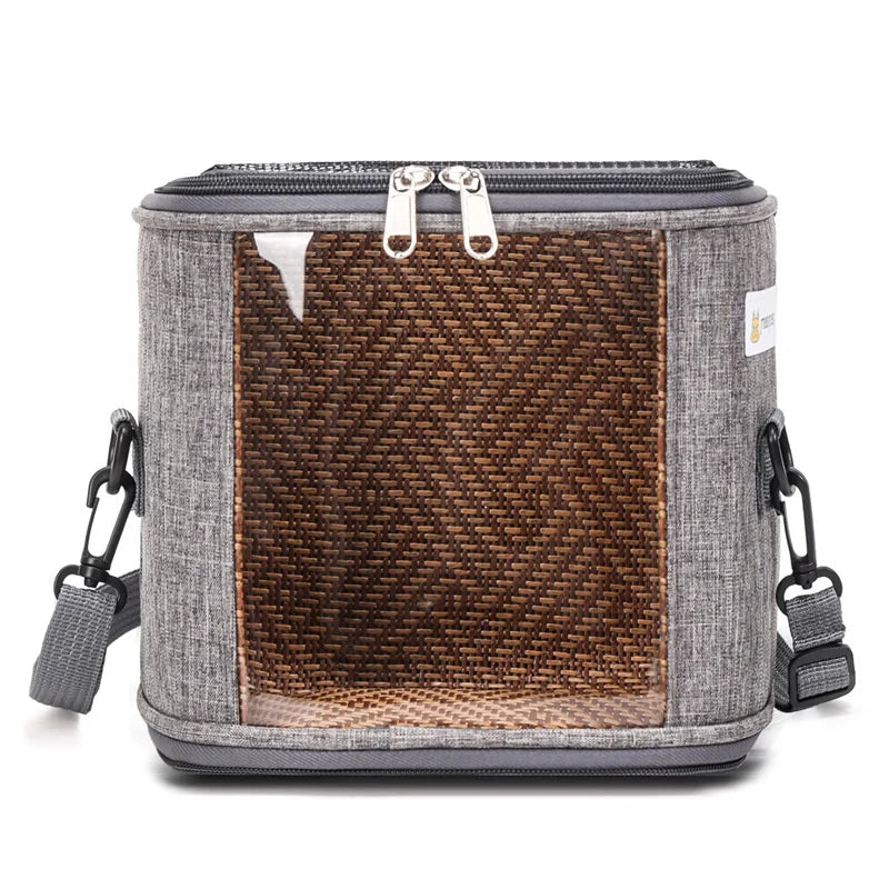 Portable Small Pet Carrier Bag Breathable Mesh Travel For Kitten Sugar Glider Guinea Pig Hamster Outdoor Birthday Gift Cute Cozy Vue A1