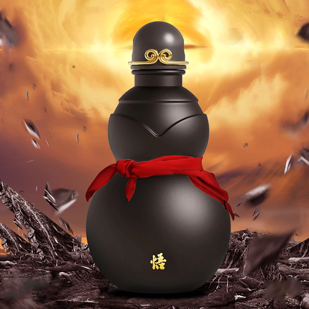 900ml Gourd Shaped Water Bottle | Chinese Retro PC Kettle Gourd Shaped Water Bottle Vue