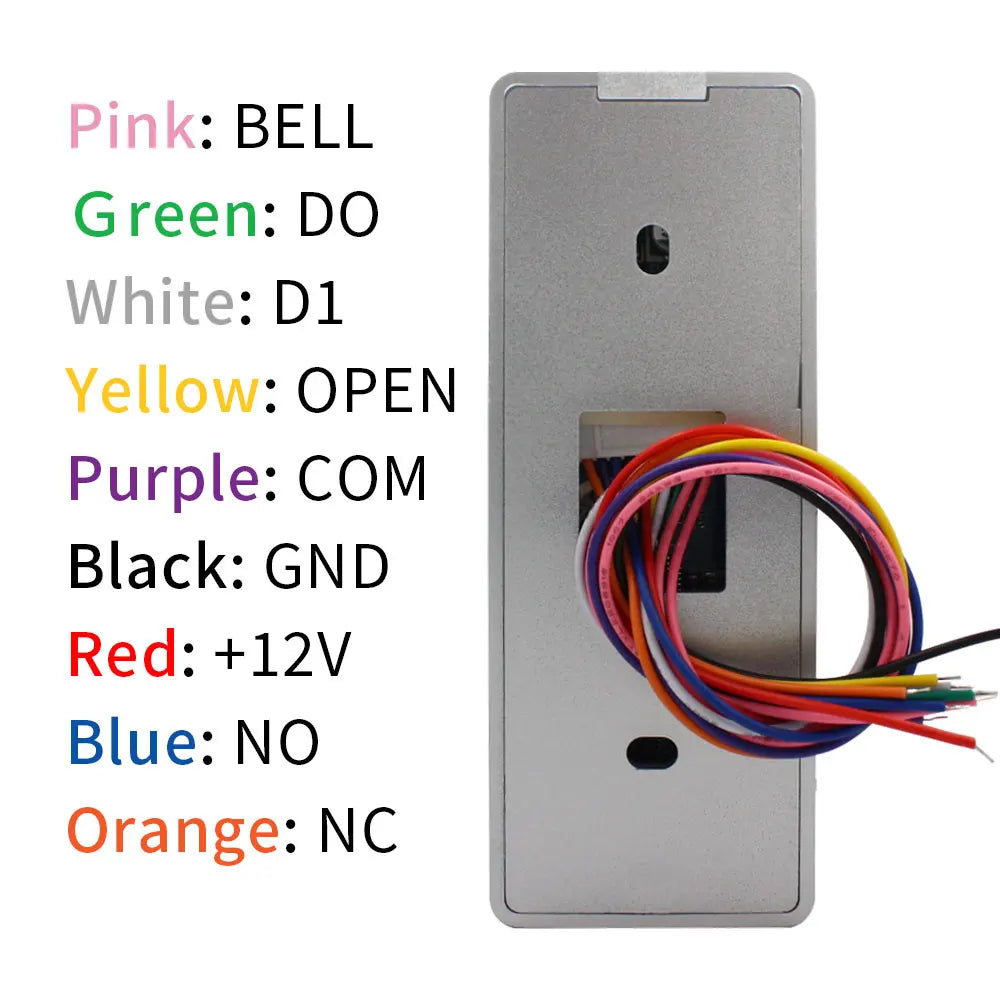 WiFi Door Access Control Keypad Standalone ID&IC RFID Access Control Card Reader IP67 Waterproof Output&Input Support Tuya App Vue