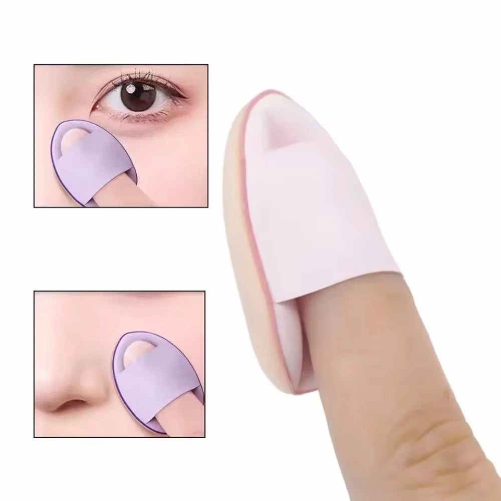 Multi-functional Makeup Sponge Set Cosmetic Beauty Egg Foundation Sponge Powder Puffs Mini Finger Puff Women Make Up Accessories Vue