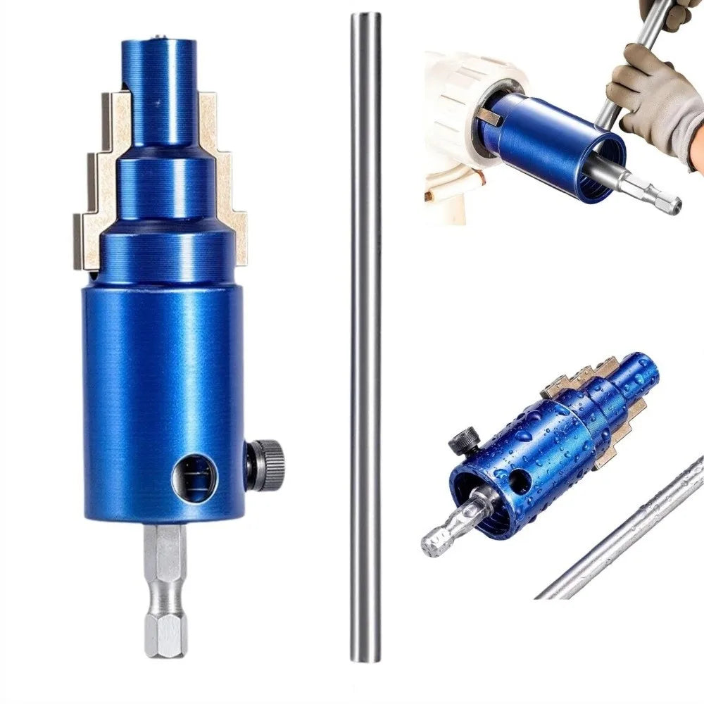 3IN1 Design Faucet Angle Valve Screw Extractor Universal Electric Drill Broken Bolt Remover Electric Manual 4/6/1 Inch Vue