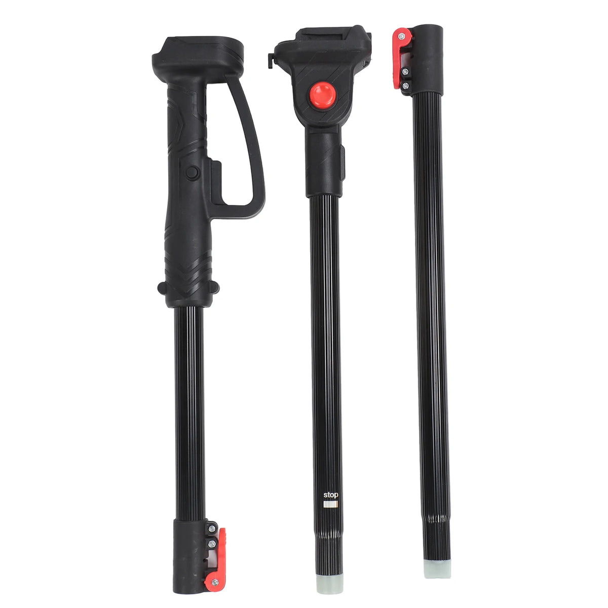 Pruning Saw Extension Pole 1.5m Extension Pole Non Slip Handle Aluminum Alloy Simple Lightweight Portable for BL1850 Vue black