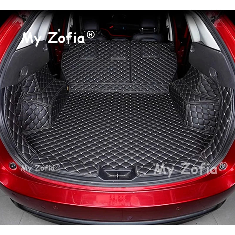 For Mazda CX-5 CX5 KF 2018 2019 2020 2021 2022 2023 2024 2025 Leather Rear Trunk Mat Liner Tray Carpet Pad Protector Accessories Vue C