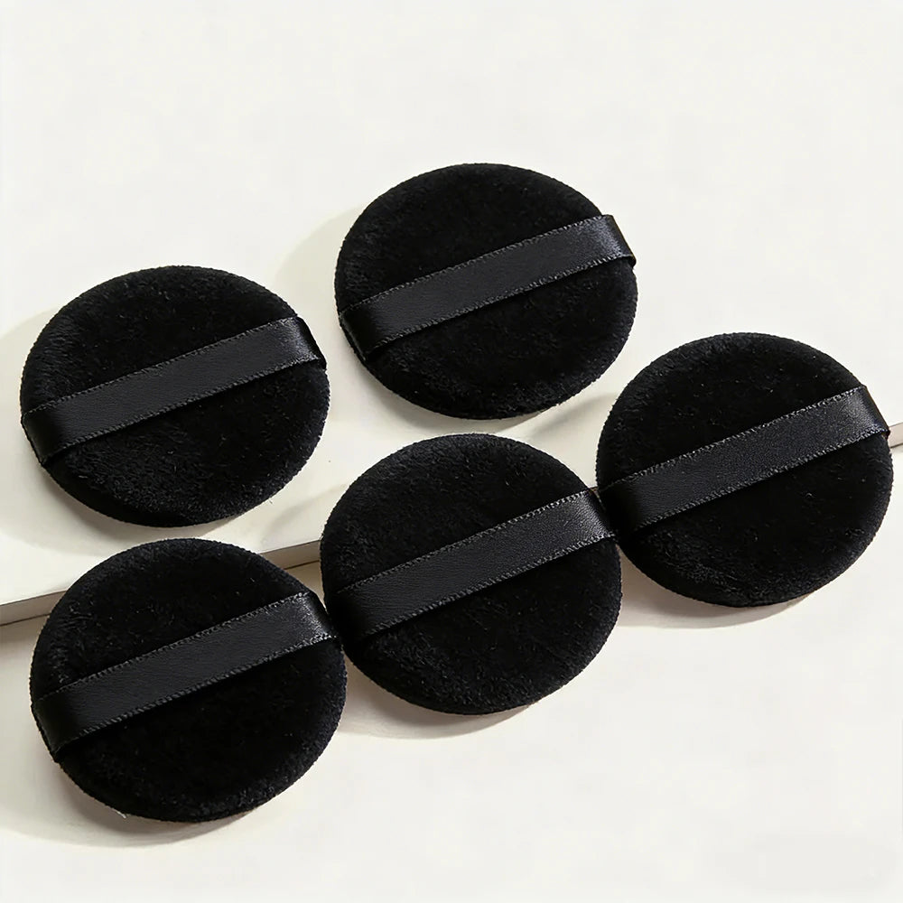 Powder Puff Makeup Sponges Set 5-10Pieces Soft Comfortable Washable for Powder Foundation Cream Blush Eye Round Makeup Puff Tool Vue