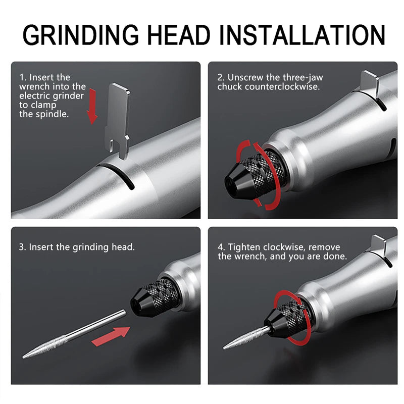 40W Mini Rechargeable Lithium Electric Grinder Forward Reverse Steples Speed AdjustDIY Electric Drill for 18V-21V Makita Battery Vue