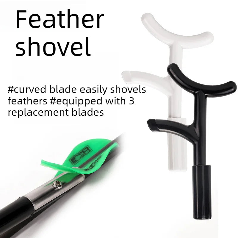 Archery Accessories Arrow Fletching Stripper Vanes Remover Knife Fit Carbon Hybrid Aluminum Fiberglass Arrow Vue