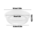 ABS Round Bird Feeder Tray Replacement, Outdoor Water Dish for Small Wild Birds, Feeding Plate for Garden, Yard, Courtyard Vue A