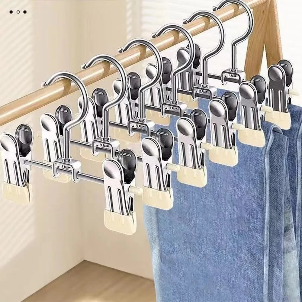 30pcs 360° Rotatable Clothes Drying Hanger Windproof Non-Slip Clothes Clips Double Clip Multi-Function Clothespins Vue