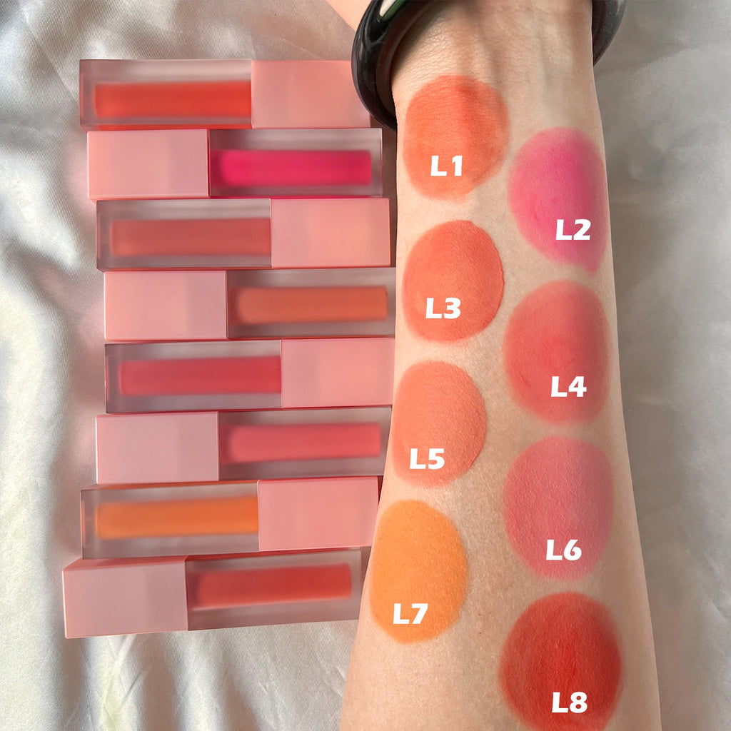 Liquid Blush Private Label Makeup Products Waterproof Cream Blusher No Logo Cosmetics Wholesale Items For Resale In Bulk 10pcs Vue