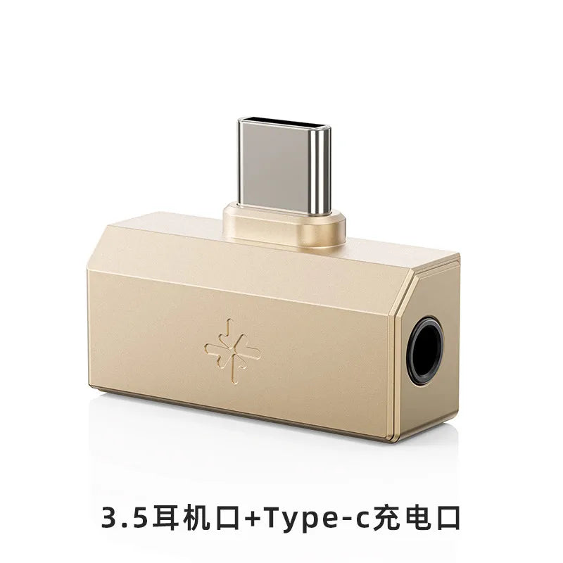 FiiO SNOWSKY Tiny A/B HiFi DAC & Headphone Amp | PCM 384kHz DSD256 Portable DAC Amplifier Vue TinyA Golden