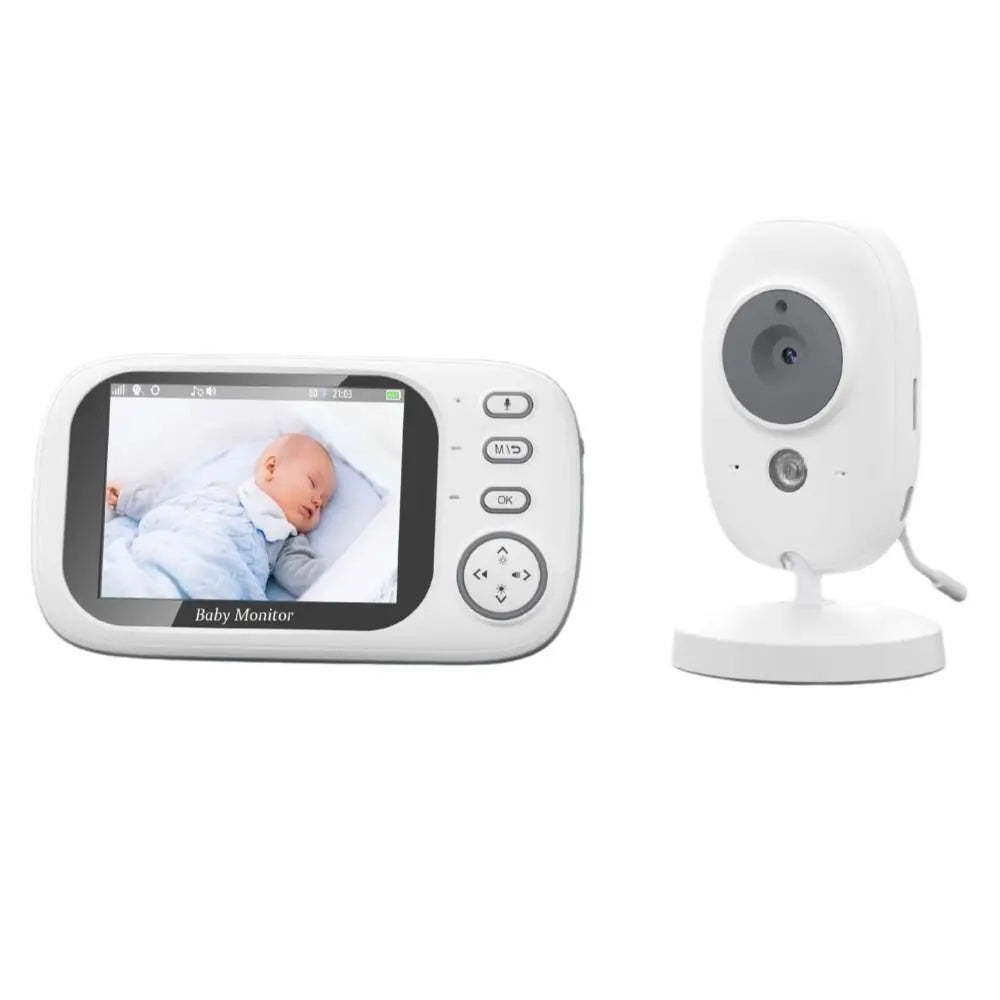3.5-inch LCD ABM600 Baby Monitor Wireless 2 Way Audio Real-time Video Baby Monitor Upgraded Camera Real-time Video Vue