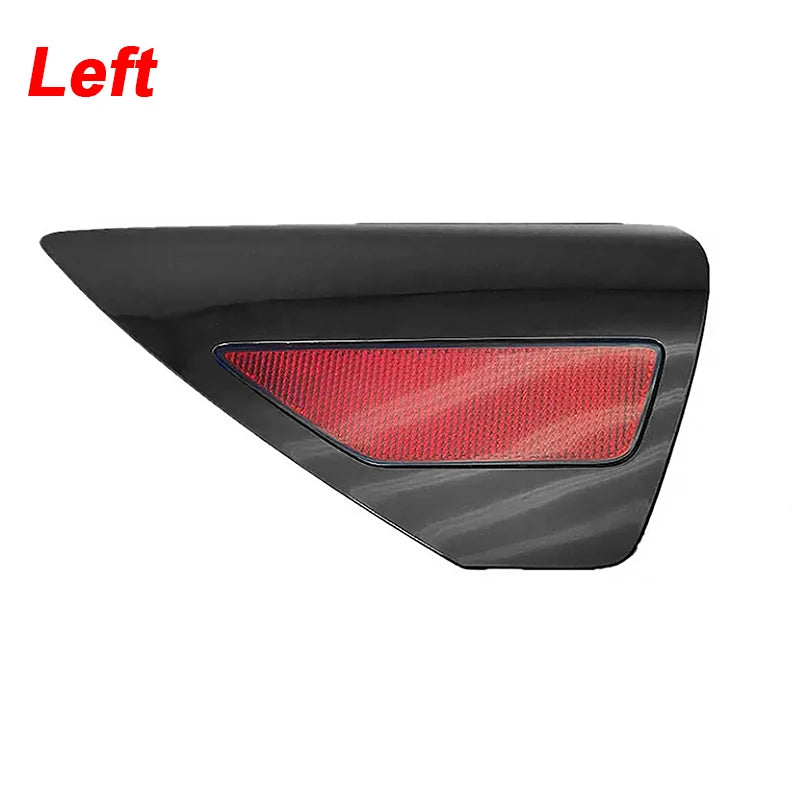 Car Rear Door Side Reflector Cover Charging Port Cover Tail Light Cover Trim for Tesla Model 3 Y 2017-2023 110078199D 108485499J Vue