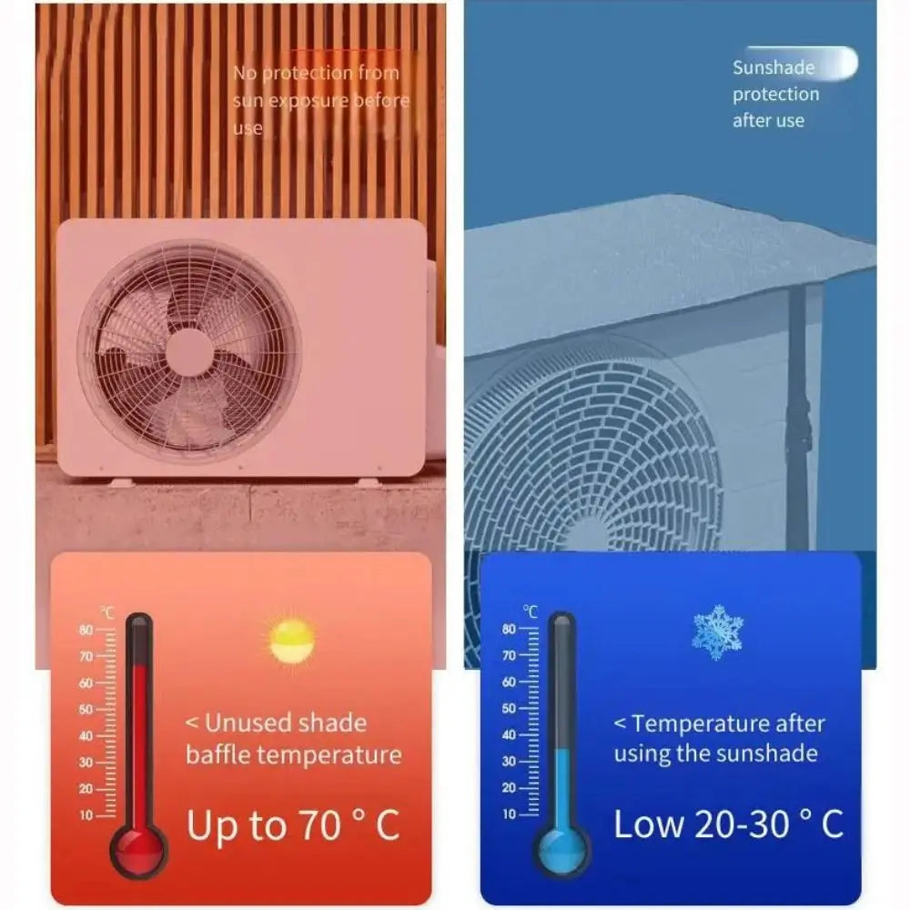 Waterproof Air Conditioner Cover Dustproof Sunscreen Protective