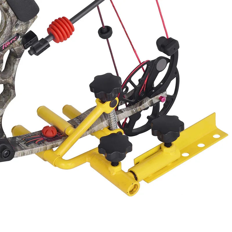 Composite Bow Adjustment Frame Metal Bow Drawing Bracket for Fixed Bow Composite Archery Equipment Bow Adjustment Rack Equipment Vue