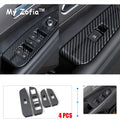 For GWM Poer KingKong 2023 2024 2025 Window Control Switch Steering Wheel Panel Cover Trim Carbon Fiber Cover Trim Accessories Vue F