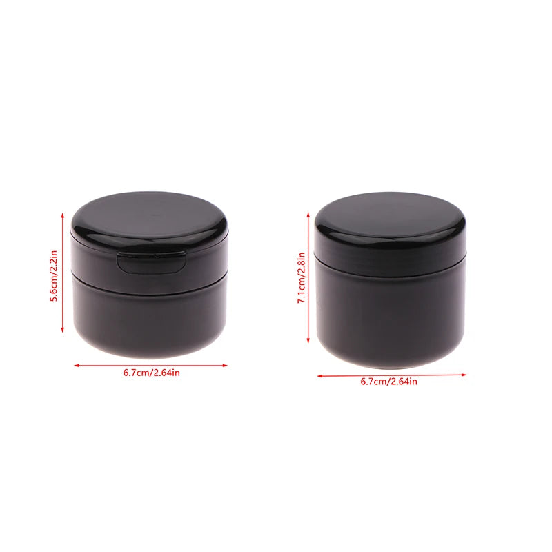 100/150g Empty Pot Flip Cover Makeup Jar With Spoon Refillable Bottles Travel Face Cream Lotion Cosmetic Cotton Pad Container Vue