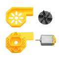 DC3-5V DIY Blow Fan Kit Wind Turbine Components Set 130 High-speed Motor Drive Floating Ball Technology DIY Kit Vue Battery Box Other
