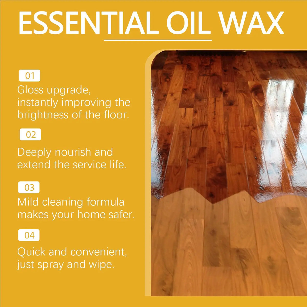 120ml Wood Finish Restorer Polishing Care Spray Multipurpose Wood Polishing Restorer Repair Brightening Agent for Furniture Care Vue