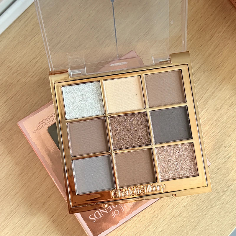 fashion Easy Apply Blusher Lasting Brighten Charlotte Makeup Tilbury 4/6/9 Colors Eye Shadow Disc Waterproof Eye Shadow Palette Vue Super Neutral