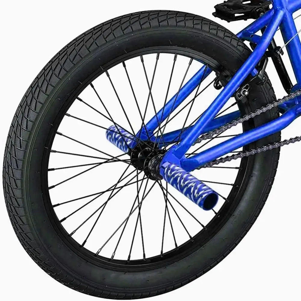 1 Pair Anti-Skid Bike Footrest Lever Axle Pegs Easy To Install Weight-bearing Bicycle Rear Footrest Pedals Aluminum Alloy Vue