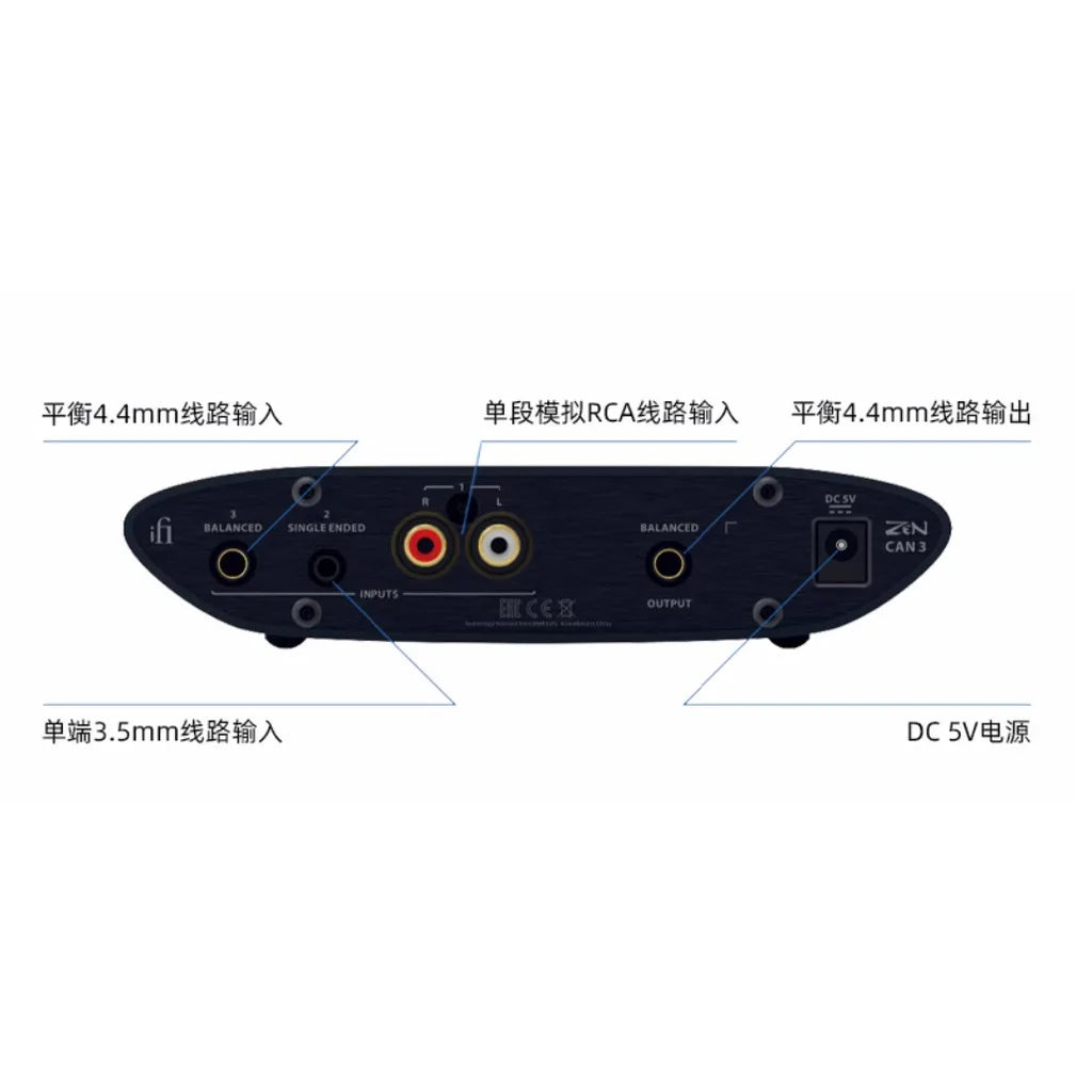 iFi ZEN CAN 3 Balanced Headphone Amplifier | HiFi Audio Headphone Amplifier Vue