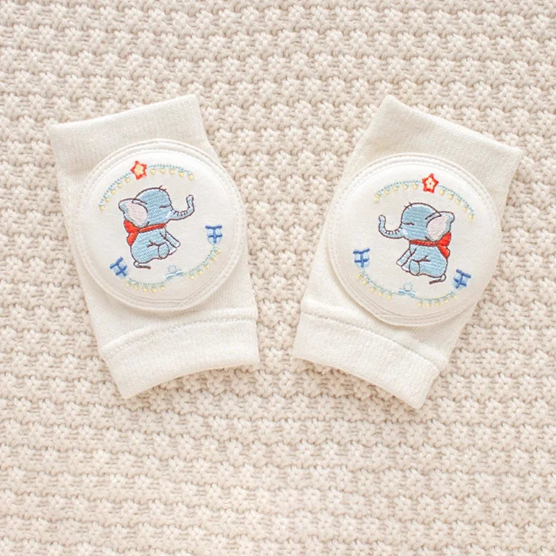 vvocci Baby Crawling Leggings Kids Knee Pads Anti-fall Baby Knee Pads Children Learn To Crawl And Toddlers In Summer Vue others B353 blue elephant