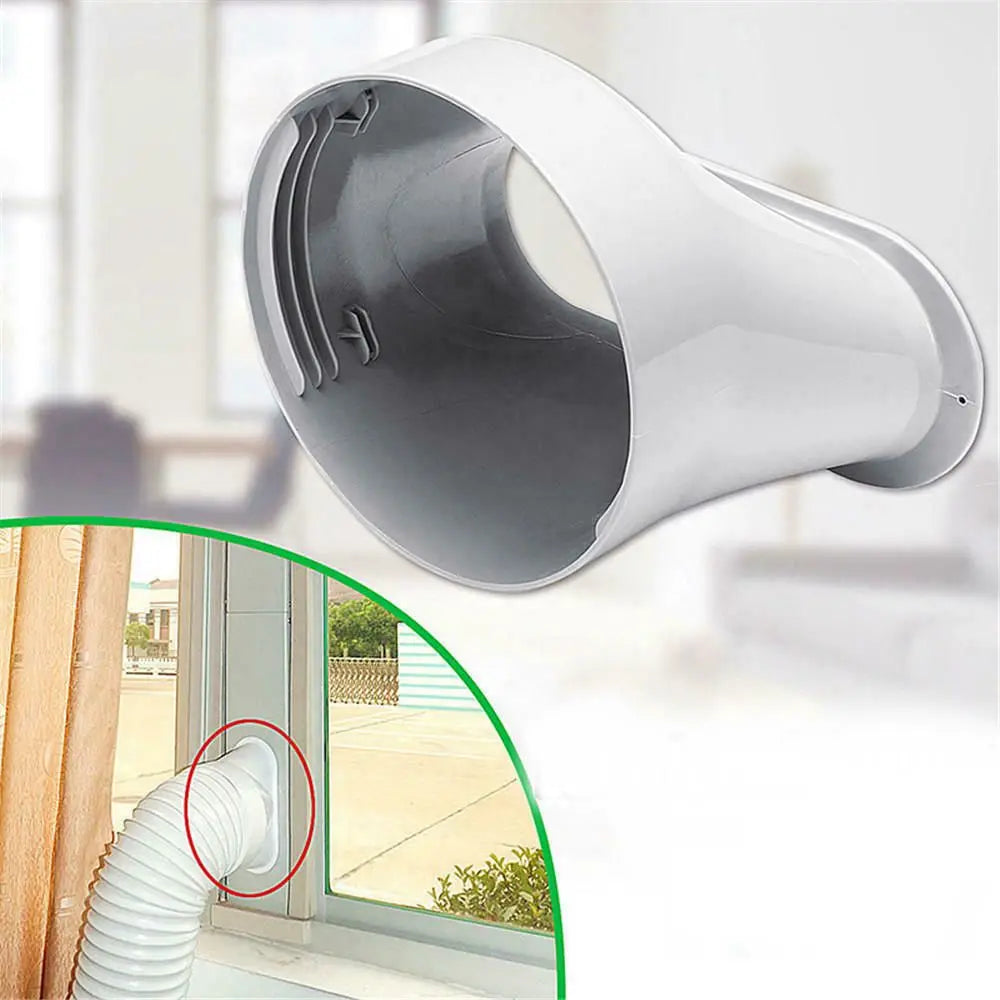 2 Air Conditioner Adjustable Exhaust Hose Window Slide Plate Wind Vue