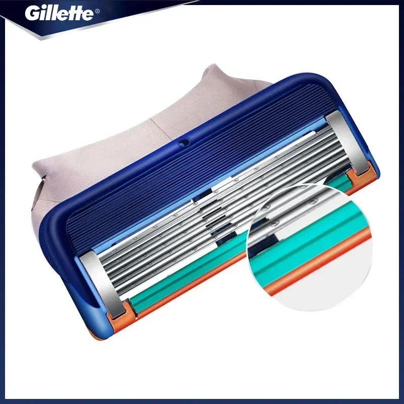 Gillette Fusion Series Razor Blades 5 Layers Replacement Beard Shaver Cutter Heads 4 PCS Blades For Gillette Fusion Shaver Razor Vue