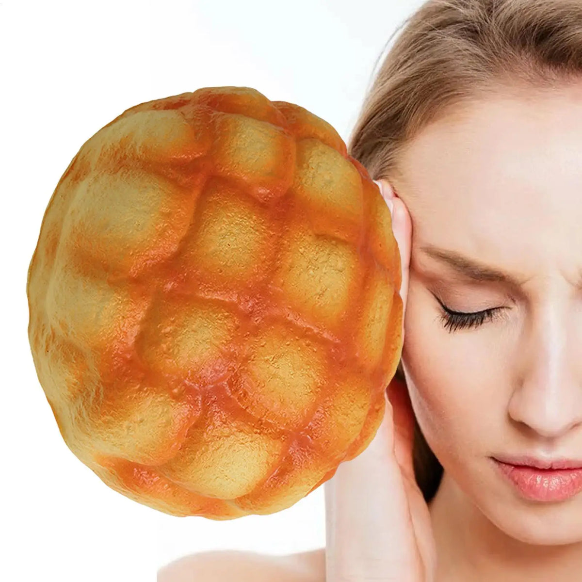 Realistic Bread Simulation Fidget Toy Elastic Soft Squeeze Stress Toy Wear Resistant Portable Emotional Relief Toy Hand Relax Vue