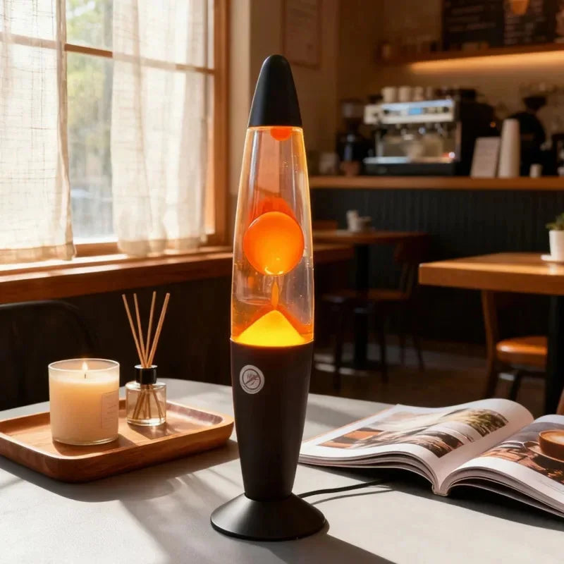 Lava Lamp Metal Base EU Plug Volcano Liquid Mood Light For Bedroom Table Party Centerpiece Home Office Gift For Teens Women Vue A6