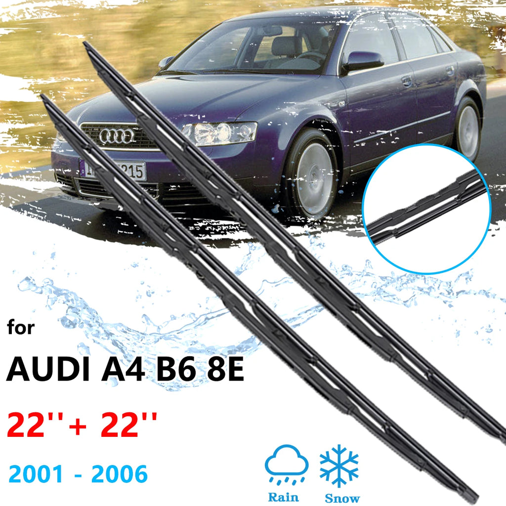 Audi A4 B6 8E 2001–2006 Premium Beam Front Wiper Blades Front Wiper Blades Vue