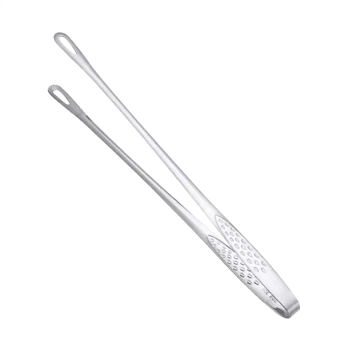 Outdoor Grill Tongs 24cm Grill Stainless Steel Nonslip Bakery Food Tong Portable Steak Clamp with Comfortable Grip Kitchen Food Vue